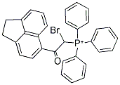 [1-BROMO-2-(1,2-DIHYDROACENAPHTHYLEN-5-YL)-2-OXOETHYL](TRIPHENYL)PHOSPHONIUM Struktur