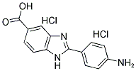 2-(4-AMINO-PHENYL)-1 H-BENZOIMIDAZOLE-5-CARBOXYLIC ACID DIHYDROCHLORIDE Struktur