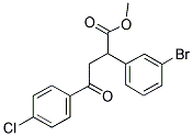 METHYL 2-(3-BROMOPHENYL)-4-(4-CHLOROPHENYL)-4-OXOBUTANOATE Struktur