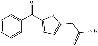 2-(5-BENZOYL-2-THIENYL)ACETAMIDE Struktur