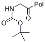 BOC-GLY-MERRIFIELD RESIN Struktur