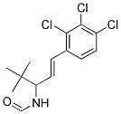 1-TERT-BUTYL-3-(2,3,4-TRICHLOROPHENYL)-2-PROPENYLFORMAMIDE Struktur