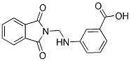 3-([(1,3-DIOXO-1,3-DIHYDRO-2H-ISOINDOL-2-YL)METHYL]AMINO)BENZOIC ACID Struktur