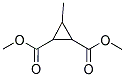 DIMETHYL 3-METHYLCYCLOPROPANE-1,2-DICARBOXYLATE Struktur