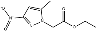 (5-METHYL-3-NITRO-PYRAZOL-1-YL)-ACETIC ACID ETHYL ESTER Struktur