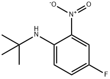 N-TERT-BUTYL-4-FLUORO-2-NITROANILINE Struktur