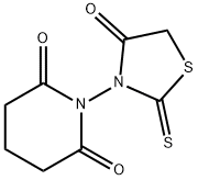 1-(4-OXO-2-THIOXO-1,3-THIAZOLAN-3-YL)DIHYDRO-2,6(1H,3H)-PYRIDINEDIONE Struktur