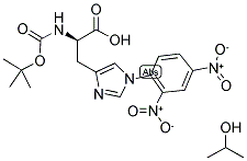 BOC-D-HIS(DNP)-OH ISOPROPANOL Struktur