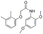 N-(2,5-DIMETHOXYPHENYL)-2-(2,3-DIMETHYLPHENOXY)ETHANAMIDE Struktur