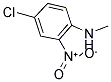 N-METHYL 4-CHLORO-2-NITROANILINE Struktur