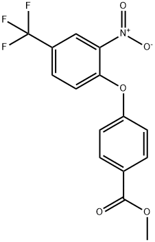 METHYL 4-(2-NITRO-4-(TRIFLUOROMETHYL)PHENOXY)BENZOATE Struktur