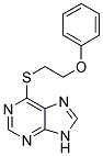 6-[(2-PHENOXYETHYL)THIO]-9H-PURINE Struktur