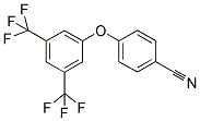 4-[3,5-BIS(TRIFLUOROMETHYL)PHENOXY]BENZONITRILE Struktur