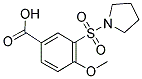 4-METHOXY-3-(PYRROLIDINE-1-SULFONYL)-BENZOIC ACID Struktur