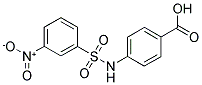 4-(3-NITRO-BENZENESULFONYLAMINO)-BENZOIC ACID Struktur