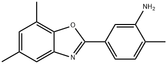 5-(5,7-DIMETHYL-BENZOOXAZOL-2-YL)-2-METHYL-PHENYLAMINE Struktur