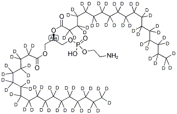 1,2-DISTEAROYL-D70-SN-GLYCERO-3-PHOSPHOETHANOLAMINE Struktur