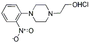 2-[4-(2-NITROPHENYL)PIPERAZIN-1-YL]ETHANOL HYDROCHLORIDE Struktur