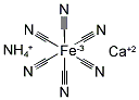 CALCIUM AMMONIUM FERROCYANIDE Struktur