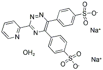 3-(2-PYRIDYL)-5,6-BIS(4-SULFOPHENYL)-1,2,4-TRIAZINE DISODIUM SALT HYDRATE Struktur