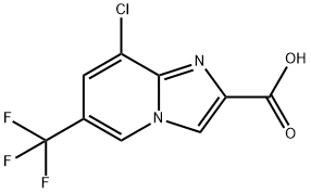 8-Chloro-6-(trifluoromethyl)imidazo-[1,2-a]pyridine-2-carboxylic acid