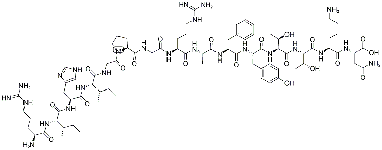 ARG-ILE-HIS-ILE-GLY-PRO-GLY-ARG-ALA-PHE-TYR-THR-THR-LYS-ASN Struktur
