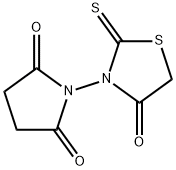 1-(4-OXO-2-THIOXO-1,3-THIAZOLAN-3-YL)DIHYDRO-1H-PYRROLE-2,5-DIONE Struktur