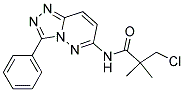 N1-(3-PHENYL[1,2,4]TRIAZOLO[4,3-B]PYRIDAZIN-6-YL)-3-CHLORO-2,2-DIMETHYLPROPANAMIDE Struktur