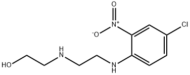 2-((2-[(4-CHLORO-2-NITROPHENYL)AMINO]ETHYL)AMINO)ETHANOL Struktur