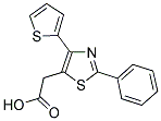 (2-PHENYL-4-THIOPHEN-2-YL-THIAZOL-5-YL)-ACETIC ACID Struktur