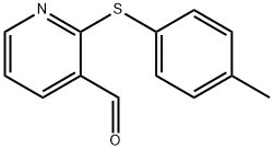 2-[(4-METHYLPHENYL)SULFANYL]NICOTINALDEHYDE Struktur