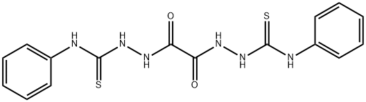 N-(((PHENYLAMINO)THIOXOMETHYL)AMINO)-N'-(((PHENYLAMINO)THIOXOMETHYL)AMINO)ETHANE-1,2-DIAMIDE Struktur