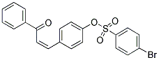 4-(3-OXO-3-PHENYL-1-PROPENYL)PHENYL 4-BROMOBENZENESULFONATE Struktur