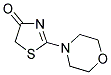 2-MORPHOLIN-4-YL-1,3-THIAZOL-4(5H)-ONE Struktur