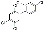 2,2',4,4',5-PENTACHLOROBIPHENYL Struktur