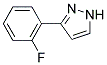 3-(2-FLUOROPHENYL)PYRAZOLE Struktur