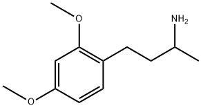 3-(2,4-DIMETHOXY-PHENYL)-1-METHYL-PROPYLAMINE Struktur