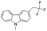 9-METHYL-3-(2,2,2-TRIFLUOROETHYL)-9H-CARBAZOLE Struktur