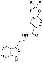 N-(2-INDOL-3-YLETHYL)(4-(TRIFLUOROMETHOXY)PHENYL)FORMAMIDE Struktur