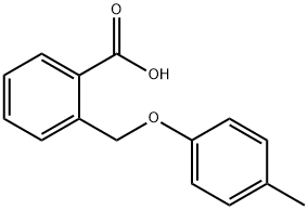 2-[(4-METHYLPHENOXY)METHYL]BENZOIC ACID Struktur