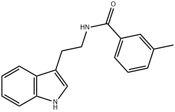 N-(2-INDOL-3-YLETHYL)(3-METHYLPHENYL)FORMAMIDE Struktur