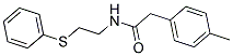 2-(4-METHYLPHENYL)-N-[2-(PHENYLSULFANYL)ETHYL]ACETAMIDE Struktur