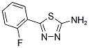 2-AMINO-5-(2-FLUOROPHENYL)-1,3,4-THIADIAZOLE Struktur