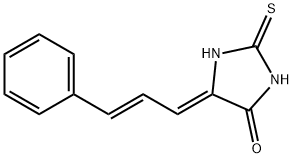 5-[(Z,2E)-3-PHENYL-2-PROPENYLIDENE]-2-THIOXODIHYDRO-1H-IMIDAZOL-4-ONE Struktur