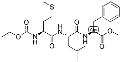 ETHOXYCARBONYL-MET-LEU-PHE-OME Struktur