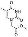 (5-METHYL-2,4-DIOXO-3,4-DIHYDRO-2H-PYRIMIDIN-1-YL)-ACETIC ACID METHYL ESTER Struktur