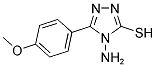 4-AMINO-3-MERCAPTO-5-(4-METHOXYPHENYL)-4H-1,2,4-TRIAZOLE Struktur