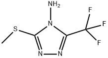 3-(METHYLSULFANYL)-5-(TRIFLUOROMETHYL)-4H-1,2,4-TRIAZOL-4-AMINE price.