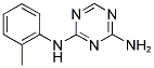 N-O-TOLYL-[1,3,5]TRIAZINE-2,4-DIAMINE Struktur