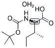 BOC-D-ILE-OH 1/2H2O Struktur